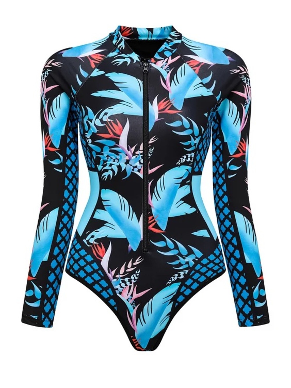 Like new Long-Sleeve rush guard Swimsuit for surfing, water sports